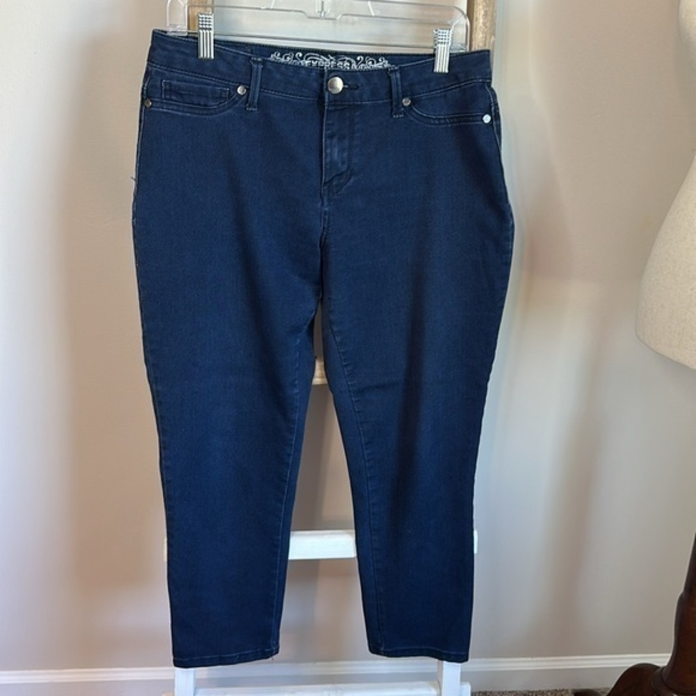 Express Midnight Blue Denim Jeans Size 10 in Good Used Condition